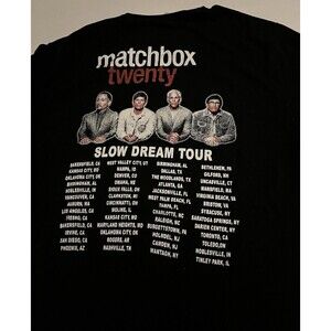 Matchbox 20 Rock Band 2023 Slow Dream Tour T-Shirt LARGE Music Concert Album
